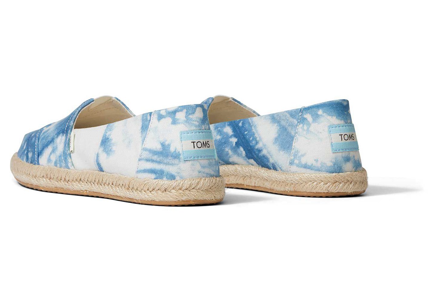 Toms Espadryle Damskie Niebieskie/Białe - Alpargata Plant Dye - 58LNCVOGB